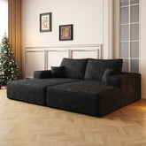 74.8" Modern Sofa bed With Dual sleeper(2seat)